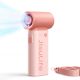 2. Mini dmuchawa Jisulife Handheld Fan Life9 3600mAh przenośny wiatraczek wentylator USB - różowy