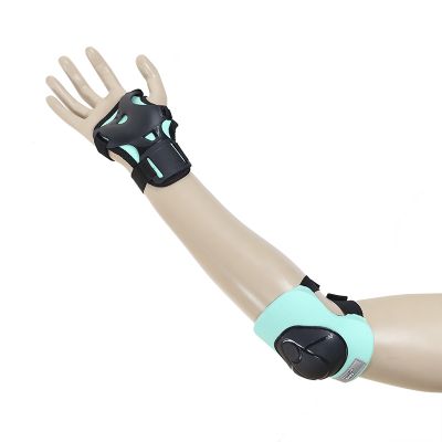 36. Ochraniacze zestaw Nils Extreme czarno-miętowy H210 rozmiar XS