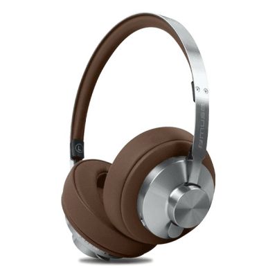 2. Muse M-298 SBR słuchawki/zestaw słuchawkowy Przewodowy i Bezprzewodowy Opaska na głowę Połączenia/muzyka Bluetooth Brązowy, Srebrny