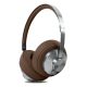 2. Muse M-298 SBR słuchawki/zestaw słuchawkowy Przewodowy i Bezprzewodowy Opaska na głowę Połączenia/muzyka Bluetooth Brązowy, Srebrny