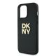 5. Etui DKNY Wrist Strap Stock Logo na iPhone 14 Pro - czarne