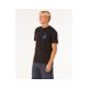 5. Koszulka RIP CURL Vaporcool Search Stack Tee czarny