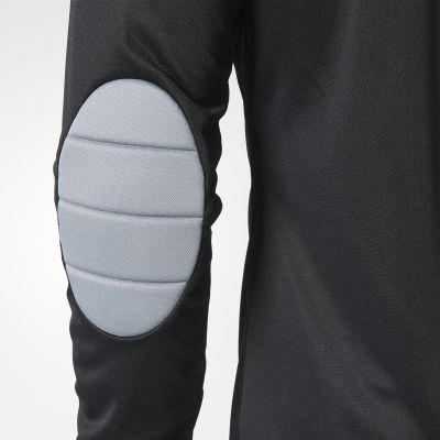 Koszulka bramkarska adidas Assita 17 M AZ5401 w kolorze czarnym, posiada ochraniacze w łokciach, ponadto została wyposażona w technologię climalite