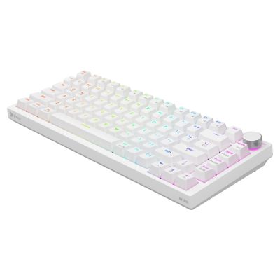 9. SAVIO KLAWIATURA MECHANICZNA ASTRAL WHITE OUTEMU WHITE JADE RGB