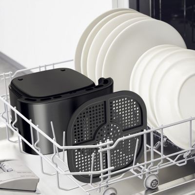 10. Tefal Easy Fry EY1308 Pojedyńczy 3,5 l Autonomiczny 1030 W Frytkownica na gorące powietrze Czarny