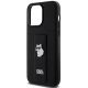 6. Etui Karl Lagerfeld Gripstand Saffiano Choupette Pins na iPhone 13 Pro / 13 - czarne