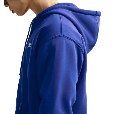 5. Bluza męska Nike Club BB FZ Hoodie niebieska FN3861 455