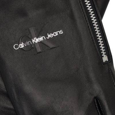 3. Rękawiczki Calvin Klein Jeans Leather Gloves W K60K610153