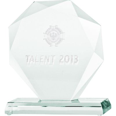 5. Trofeum szklane grawerowane 3D z etui