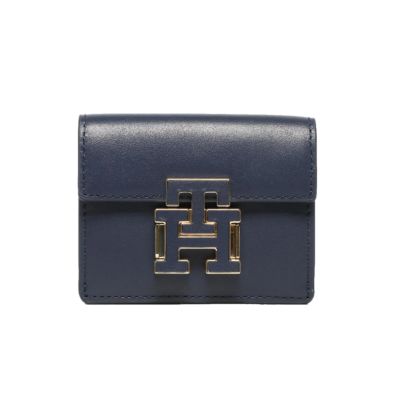7. Portfel Tommy Hilfiger Push Lock Leather Wallet AW0AW14344