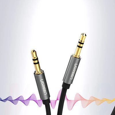 2. Kabel Ugreen AV119 10733 audio mini jack 3,5mm / mini jack 3,5mm 1m - czarny