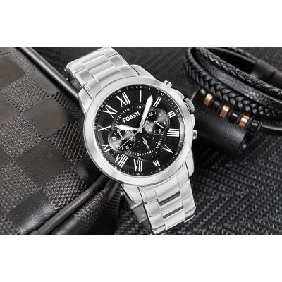 5. Zegarek Męski FOSSIL Grant Multifunction FS4736 + BOX