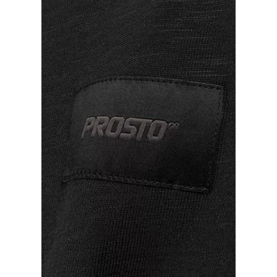 3. Prosto Jacquard Label T-shirt KL261MTEE1042 Czarne L