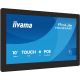 iiyama TW1023ASC-B3P signage display Kiosk 25,6 cm (10.1") Wi-Fi 385 cd/m2 WXGA Czarny Ekran dotykowy Procesor wbudowany Android 24/7