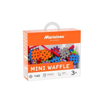 MARIOINEX Klocki Mini Waffle, 140 elementów