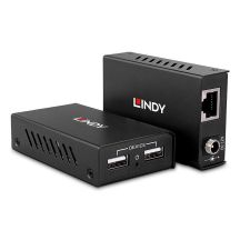 Lindy 43408 przedłużacz AV Nadajnik i odbiornik AV Czarny