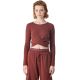2. Koszulka Champion Crewneck Croptop W 117435 MS524