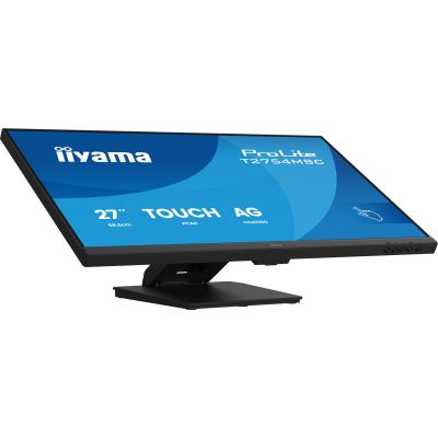 5. iiyama ProLite T2754MSC-B2AG monitor komputerowy 68,6 cm (27") 1920 x 1080 px Full HD LED Ekran dotykowy Przeznaczony dla wielu użytkowników Czarny