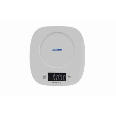 5. Waga kuchenna z misą 5kg ZKS1451 Zelmer ivory