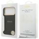 8. Etui Guess Peony Hot Stamp MagSafe na iPhone 17 Pro Max - czarne