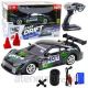 Samochód Wyścigowy Auto Do Driftu RC Czarno Zielone 30km/h 1:16