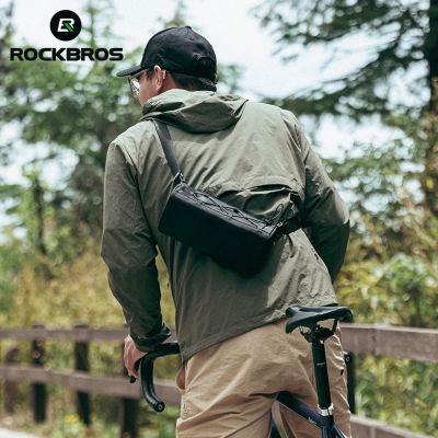 2. Torba rowerowa Rockbros 30110030001 na kierownicę - czarna