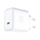 4. Ładowarka sieciowa 3mk Rayo Charger 20W PD3.0 PPS USB-C + kabel USB-C / USB-C 3A 60W - biała