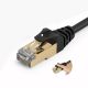 11. Kabel sieciowy Ethernet Orico PUG-C7 CAT7 10Gbps RJ45 internetowy LAN okrągły 30 m - czarny