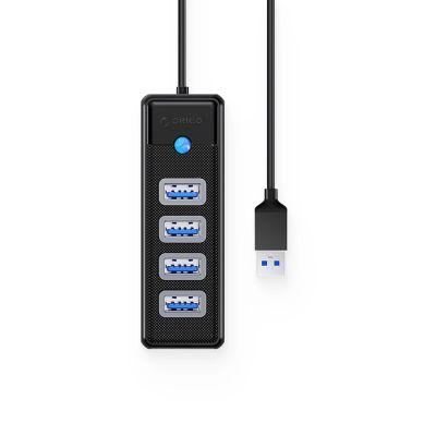 2. Hub Orico PW4U-U3 USB-A / 4x USB-A 3.0 - czarny