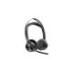 125. POLY Zestaw słuchawkowy Voyager Focus 2 z certyfikatem Microsoft Teams USB-C-C + przejściówka USB-C/A