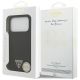 8. Etui Guess Silicone Triangle Logo MagSafe do iPhone 17 Pro Max - czarne