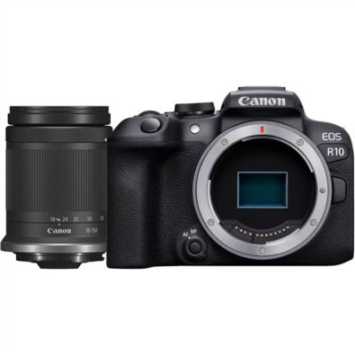 9. Canon EOS R10 + RF-S 18-150mm IS STM Bezlusterkowiec 24,2 MP CMOS 6000 x 4000 px Czarny