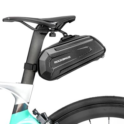 4. Torba Rockbros B69 rowerowa podsiodłowa 1.8l z systemem łatwego zwalniania - czarna