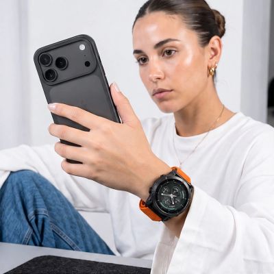 6. Pasek Tech-Protect NylonLoop na Garmin Fenix 5X / 5X Plus / 6X / 6X Pro / 7X / 8 / 8 Pro / 9 / 9 Pro (51 mm) - pomarańczowy