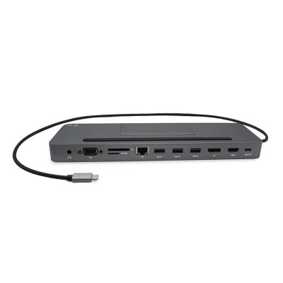 7. i-tec Metal C31FLATDOCKPDPRO stacja dokująca Przewodowa USB 3.2 Gen 1 (3.1 Gen 1) Type-C Szary
