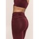 2. Spodnie damskie CASALL Sublime Folded Flare Pants kolor bordowy