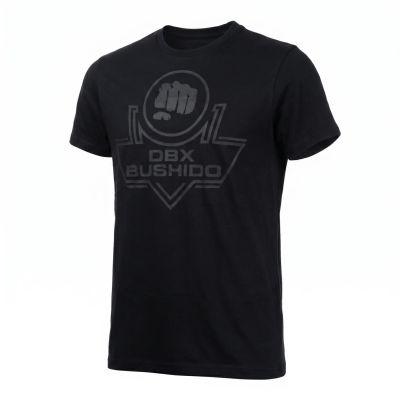 T-shirt męski Koszulka czarna bawełniana DBX Bushido