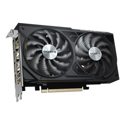 3. Karta graficzna Gigabyte GeForce RTX 5050 WINDFORCE OC V2 8G, Technologia NVIDIA, 8 GB, GeForce RTX 5050, Pamięć GDDR6, Ilość portów HDMI: 2, Złącze PCI-E 5.0