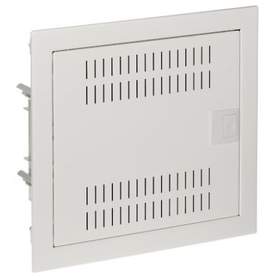 MSF RP ROZDZIELNIA PLASTIKOWA MULTIMEDIALNA PT 14M Z PŁYTĄ IP30 329X358X94 DRZWI METALOWE BIAŁY