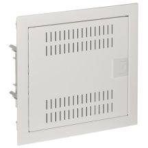 MSF RP ROZDZIELNIA PLASTIKOWA MULTIMEDIALNA PT 14M Z PŁYTĄ IP30 329X358X94 DRZWI METALOWE BIAŁY