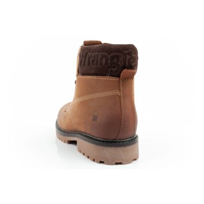 5. Wrangler Arch buty męskie sztyblety trzewiki eleganckie skóra naturalna brązowe