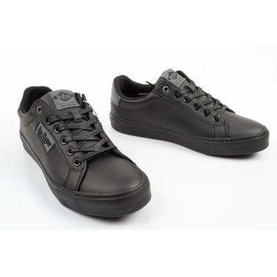 7. Lee Cooper buty sportowe męskie trampki modne czarne wygodne