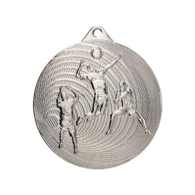 10. Medal srebrny siatkówka Medal stalowy MMC3073/S