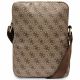 3. Torba Guess 4G Stripes na tablet 10" - brązowa
