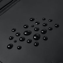 Rivacase Eden plecak Plecak rolowany Czarny Poliester, Skóra woskowana (Pull Up)