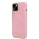 2. Etui Guess Croco Collection na iPhone 14 - różowe
