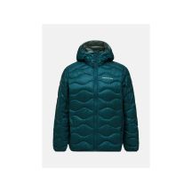 Kurtka puchowa męska PEAK PERFORMANCE M Helium Down Hood Jacket kolor zielony