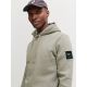 8. Jack&Jones męska bluza z kapturem JJCLEVELAND SWEAT HOOD SN 12298441 VETIVER