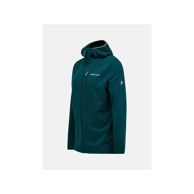 3. Bluza męska PEAK PERFORMANCE M Trail Polartec Power Grid Zip Hood kolor zielony