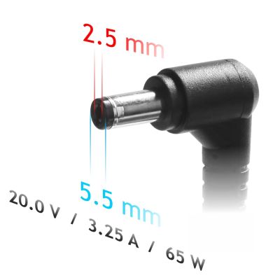 3. Zasilacz sieciowy Akyga AK-ND-17 do notebooka Compaq, Fujitsu, HP, Toshiba (20 V; 3,25 A; 65W; 5.5 mm x 2.5 mm)